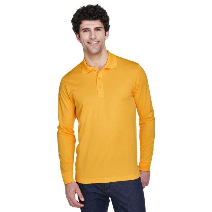 Core 365 88192 - Men's Pinnacle Performance Long-Sleeve Piqu Polo main product photo