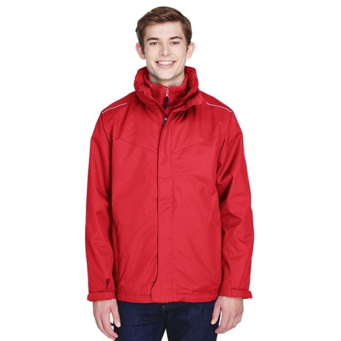 Core 365 88205 - Men's Region 3-in-1 Jacket with Fleece Liner main product photo