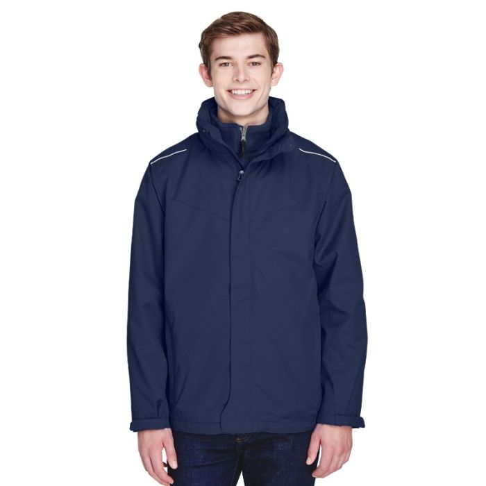 Core 365 88205T - Men's Tall Region 3-in-1 Jacket with FleeceLiner main product photo