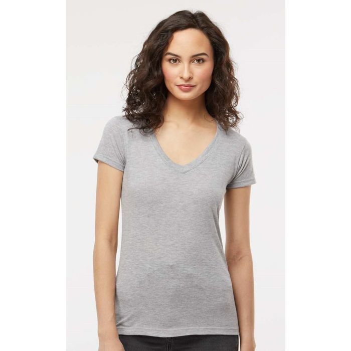 M&O 3540VL - Ladies Blend V-Neck Tee main product photo