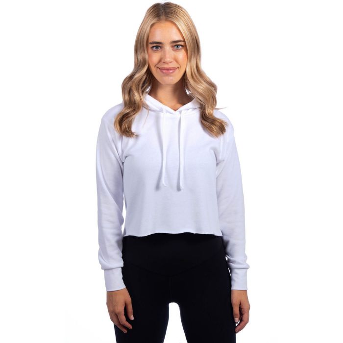 Next Level 9384 - Ladies' Cropped Pullover Hooded Sweatshirt main product photo