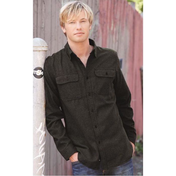 Burnside 8200- Men's Solid Flannel Shirt main product photo