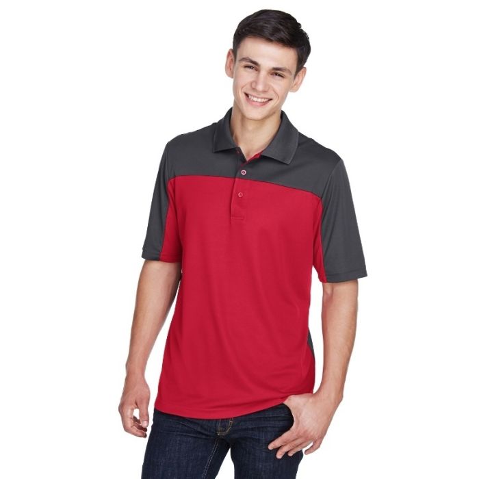 Core 365 CE101 - Men's Balance Colorblock Performance Piqu Polo main product photo