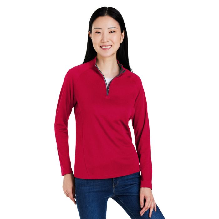 Core365 CE418W - Ladies' Origin Performance Pique Quarter-Zip main product photo