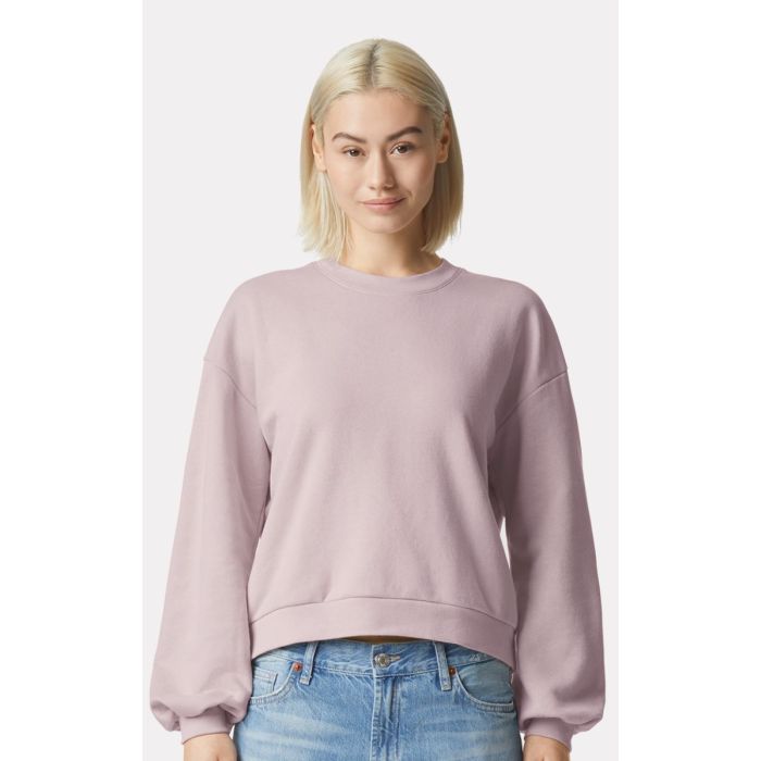 American Apparel RF494 - ReFlex Women's Fleece Crewneck Sweatshirt main product photo