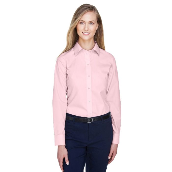 Devon & Jones D620W - Ladies' Crown Woven Collection Solid Broadcloth main product photo