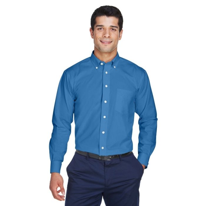 Devon & Jones D630 - Men's Crown Woven Collection Solid Oxford main product photo