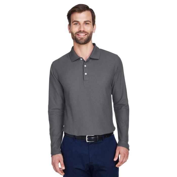 Devon & Jones DG170 - Men's DRYTEC20 Performance Long-Sleeve Polo main product photo