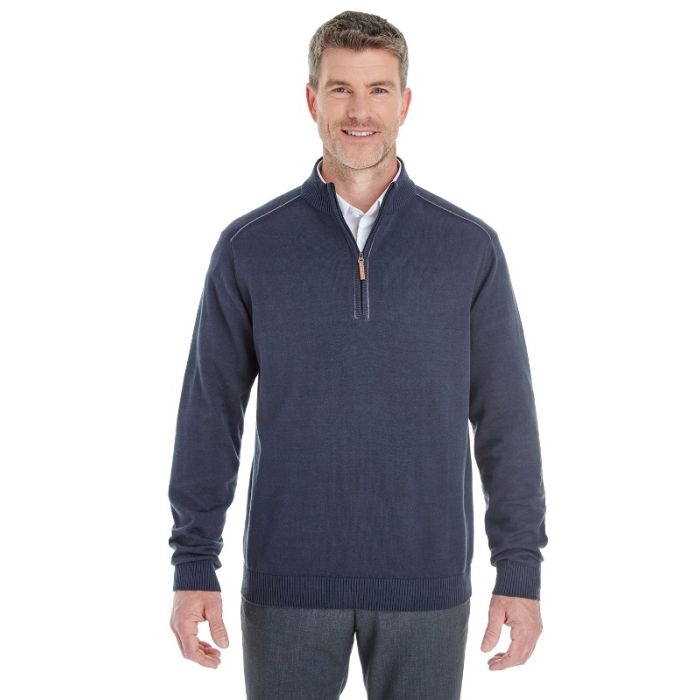 Devon & Jones DG478 - Men's Manchester Fully-Fashioned Quarter-Zip Sweater main product photo