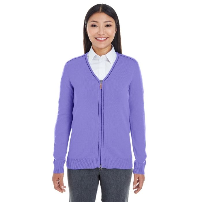 Devon & Jones DG478W - Ladies' Manchester Fully-Fashioned Full-Zip Sweater main product photo