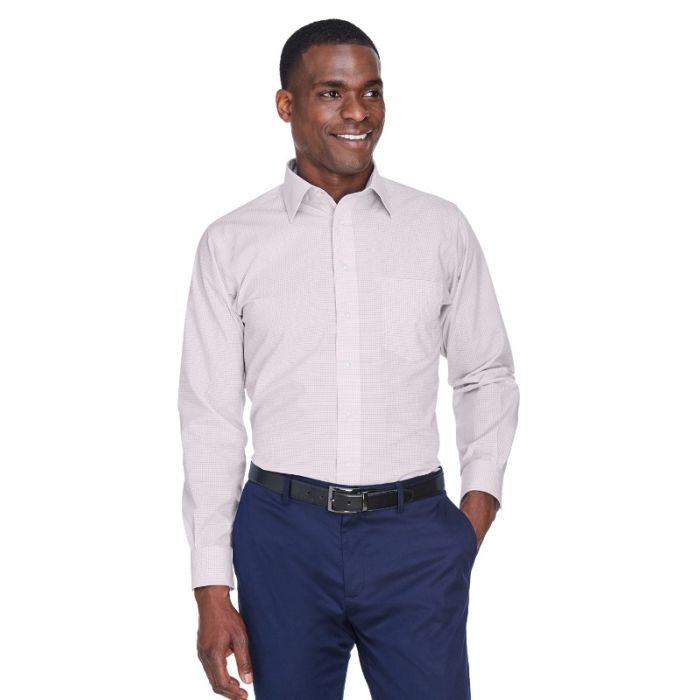 Devon & Jones DG510 - Men's Crown Woven Collection MicroTattersall main product photo