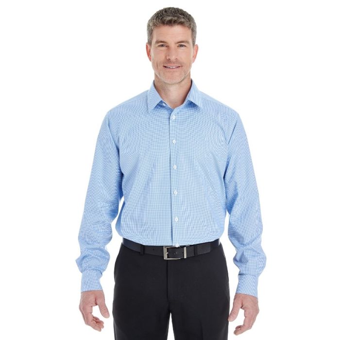 Devon & Jones DG532 - Men's Crown Woven Collection RoyalDobby Shirt main product photo