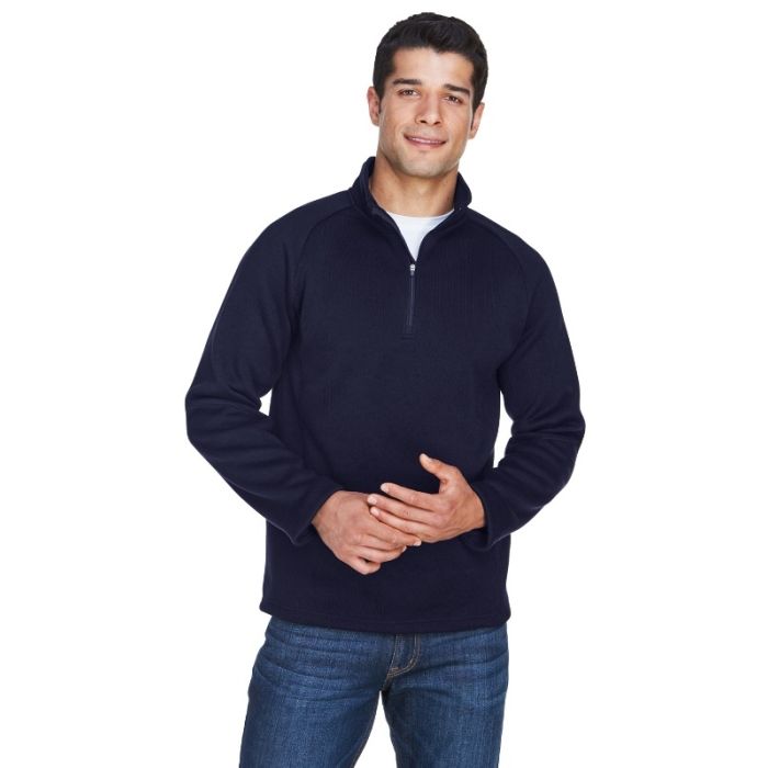Devon & Jones DG792 - Adult Bristol Sweater Fleece Quarter-Zip main product photo