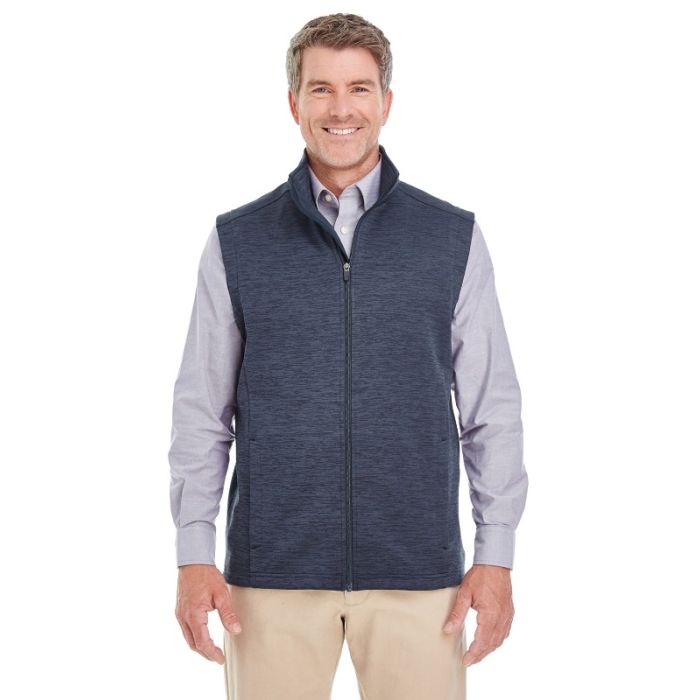 Devon & Jones DG797 - Men's Newbury MlangeFleece Vest main product photo