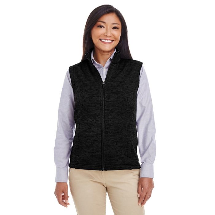 Devon & Jones DG797W - Ladies' Newbury MlangeFleece Vest main product photo