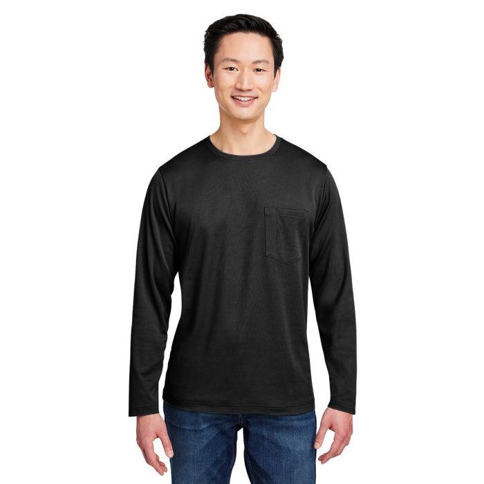 Harriton M118L - Unisex Charge Snag and Soil Protect Long-Sleeve T-Shirt main product photo