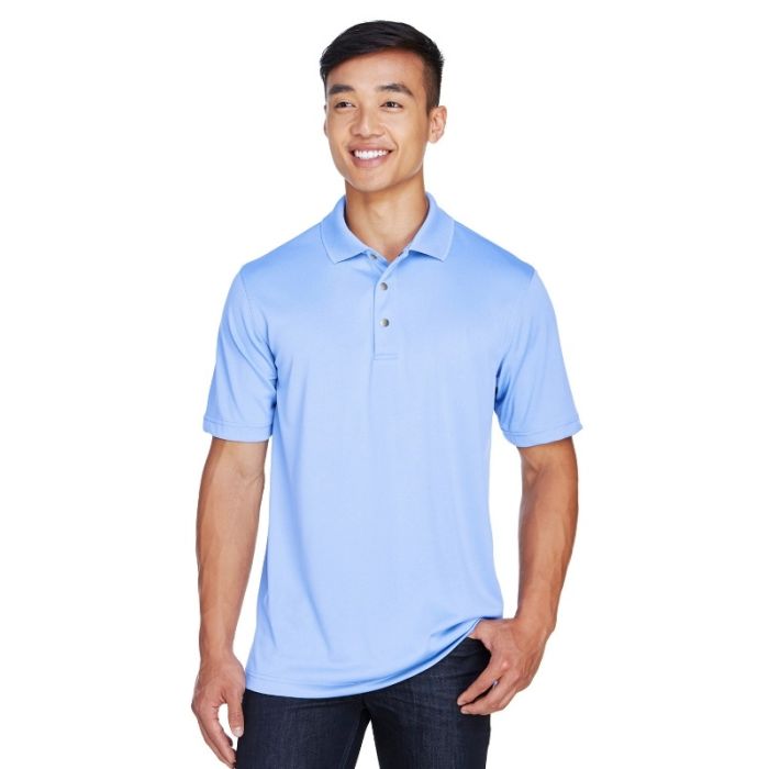 Harriton M345 - Men's Advantage Snag Protection Plus IL Snap Placket Polo main product photo