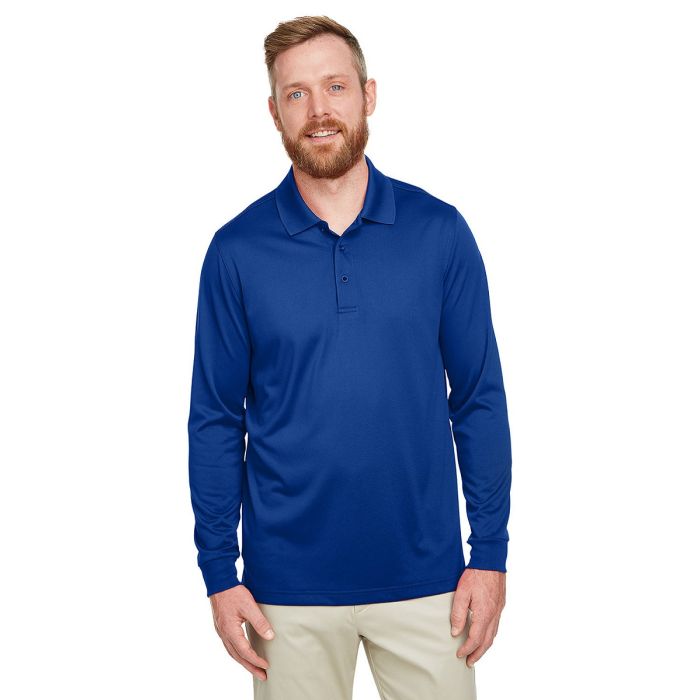 Harriton M348LT - Men's Tall Advantage Long Sleeve Snag Protection Plus IL Polo main product photo