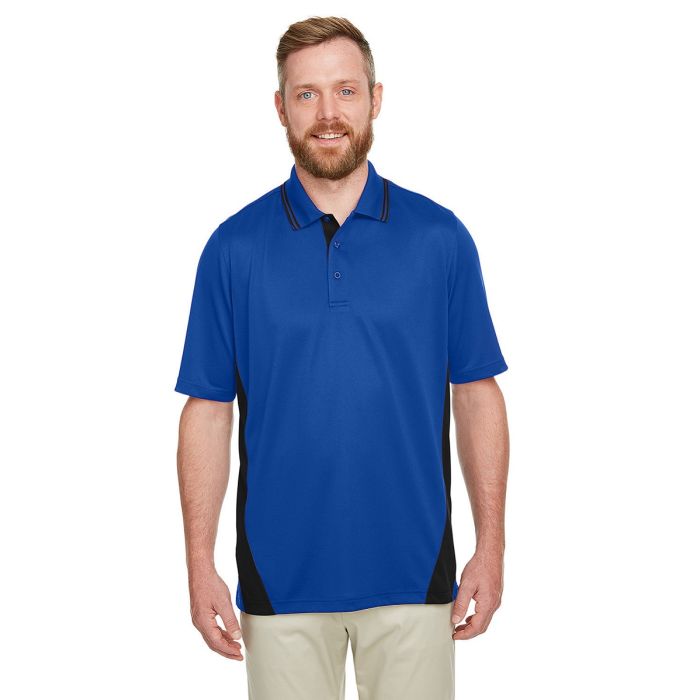 Harriton M386 - Men's Flash Snag Protection Plus IL Colorblock Polo main product photo