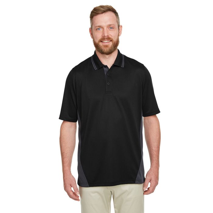 Harriton M386T - Men's Tall Flash Snag Protection Plus IL Colorblock Polo main product photo