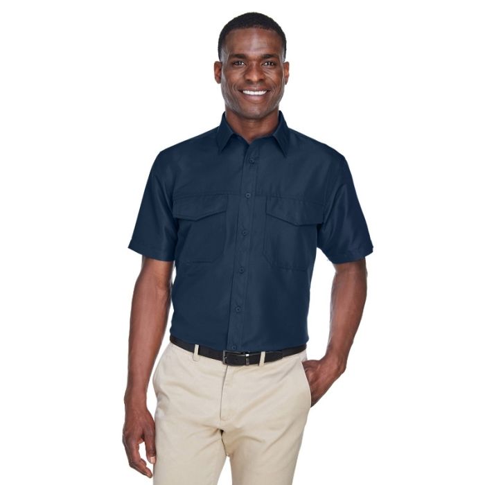Harriton M580 - Men's Key West Short-Sleeve Performance Staff Shirt main product photo