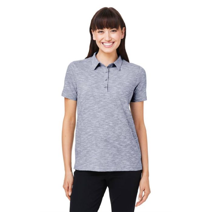North End NE115W - Women's Eclipse Jacquard Polo main product photo
