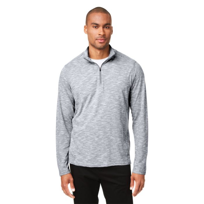 North End NE415 - Eclipse Jacquard Quarter-Zip Pullover main product photo