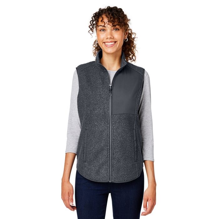 North End NE714W - Ladies' Aura Sweater Fleece Vest main product photo