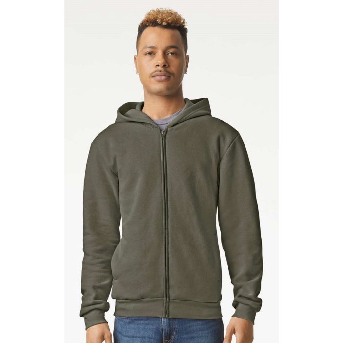 American Apparel RF497 - ReFlex Fleece Full-Zip Hoodie main product photo