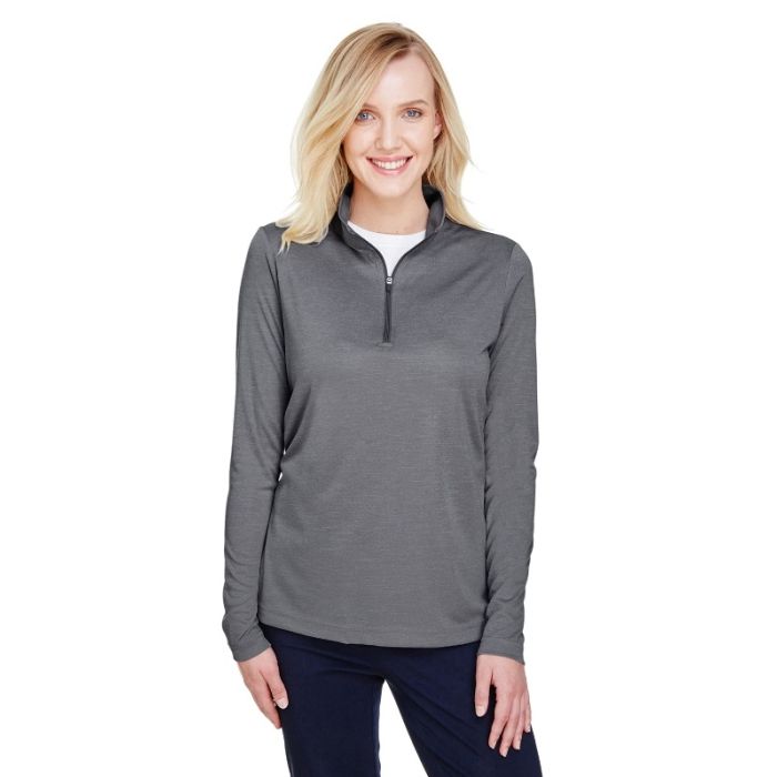 Team 365 TT31HW - Ladies' Zone Sonic Heather Performance Quarter-Zip main product photo