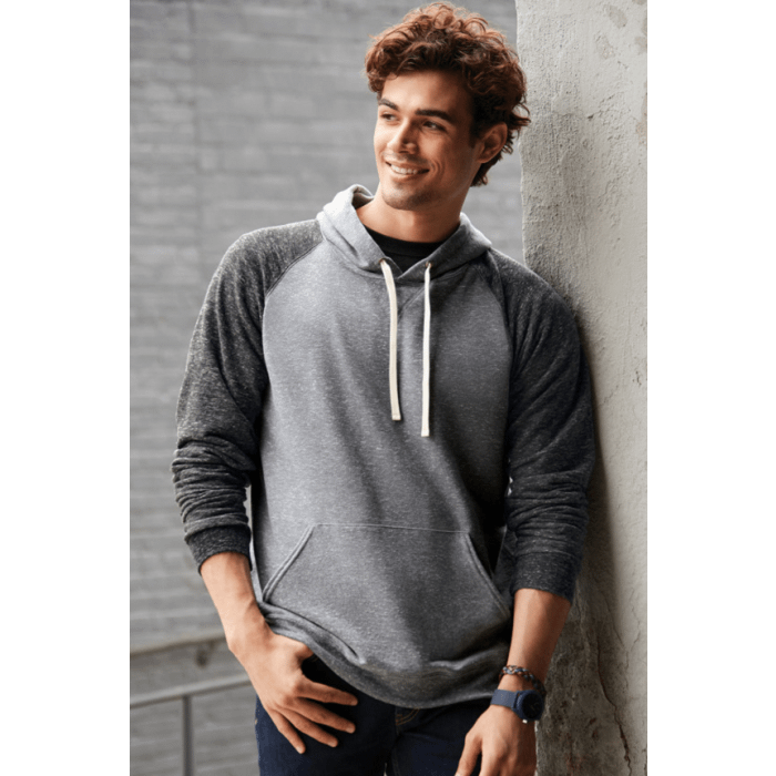Jerzees 90MR - Snow Heather French Terry Pullover Hood Sweatshirt main product photo