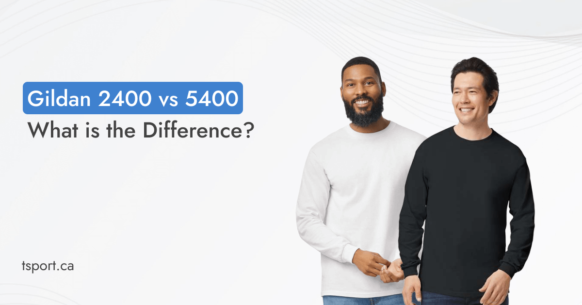 Gildan 2400 vs 5400 - What is the Difference