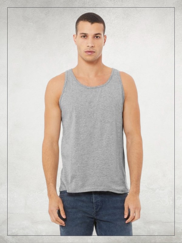 Bella + Canvas 3480CVC – Unisex Heather CVC Tank