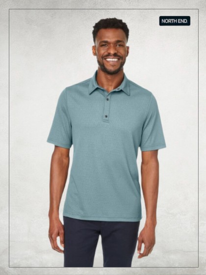 North End NE102 – Men's Replay Recycled Polo