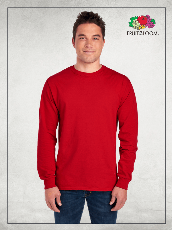 Fruit of the Loom 4900 - HD Cotton™ Unisex Long-Sleeve T-Shirt