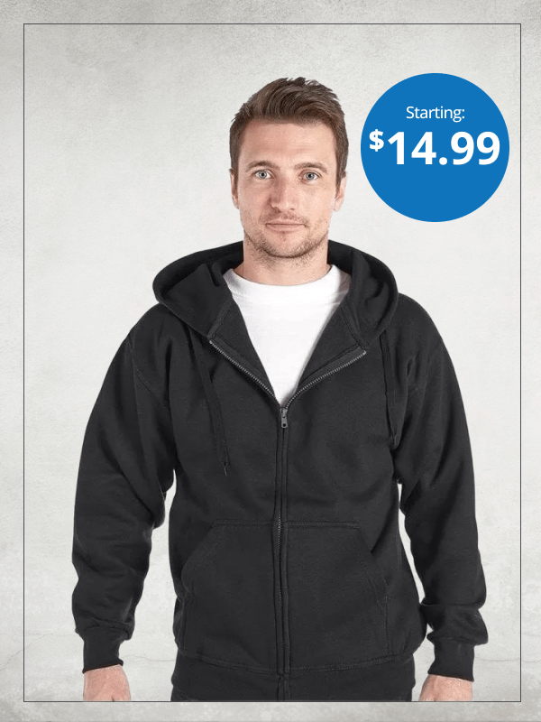 Ideal ID18600- Unisex Zipper Fleece Hood