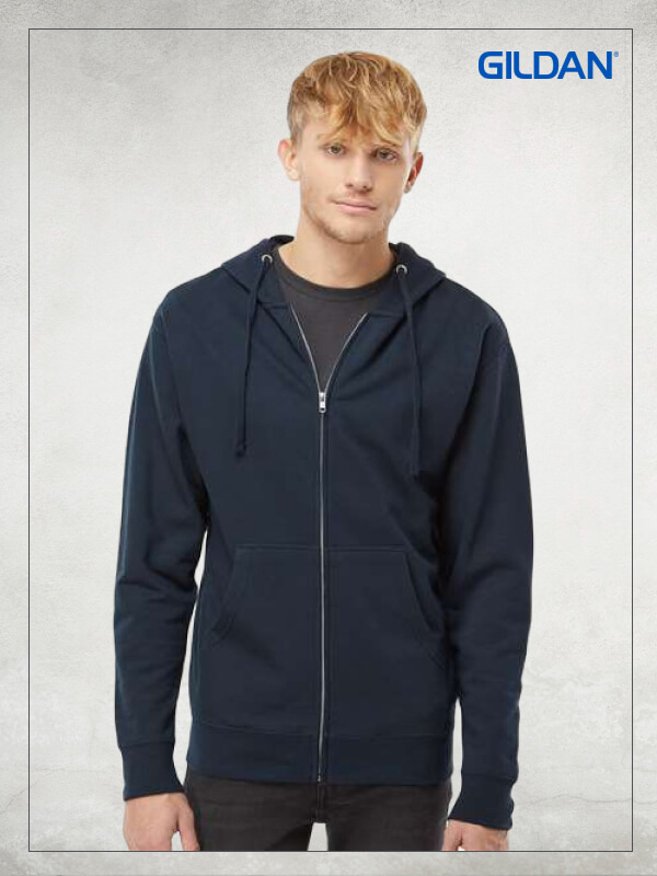 Independent SS4500Z – Midweight Zip Hooded Sweatshirt