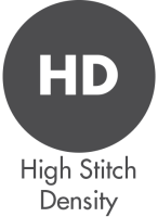 high stitch density